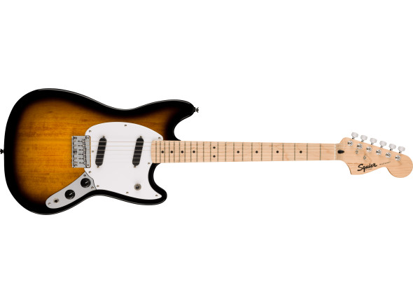 Fender Squier Sonic Mustang Maple Fingerboard White Pickguard 2-Color Sunburst Fender Squier Sonic Mustang Maple Fingerboard White Pickguard 2-Color Sunburst